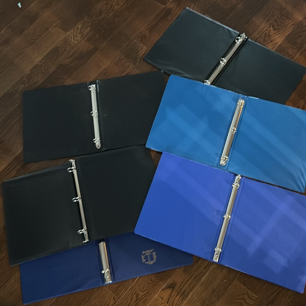 6 One-Inch Binders - Picture 2 of 2